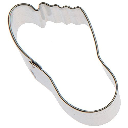 Miniature Foot Tin Cookie Cutter 1.6 in M125 - Foose Cookie Cutters - US Tin Plate Steel Miniature Foot Tin Cookie Cutter 1.6 in M125 - Foose Cookie Cutters - US Tin Plate Steel
