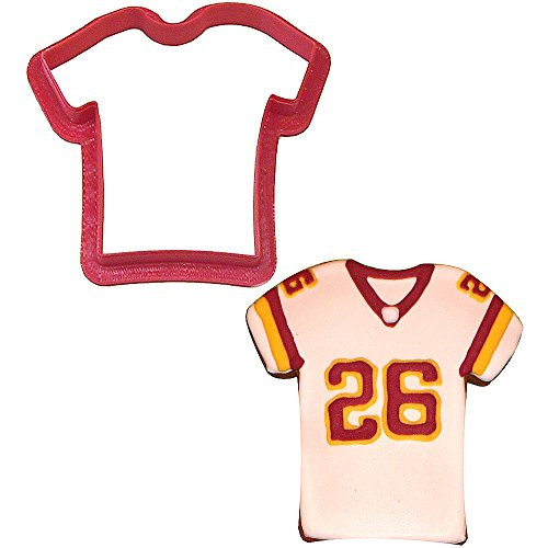 Football Jersey Cookie Cutter 3.25 in