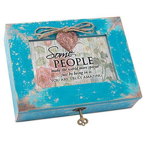 Cottage Garden Some People Make World Special Teal Distressed Locket Music Box Plays Wonderful World Cottage Garden Some People Make World Special Teal Distressed Locket Music Box Plays Wonderful World