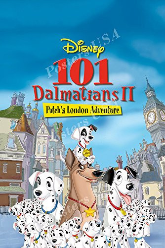 Posters USA - Disney Classics 101 Dalmatians II Patch s London Adventure Poster GLOSSY FINISH - DISN002 -24 inch x 36 inch -61cm x 91.5cm--