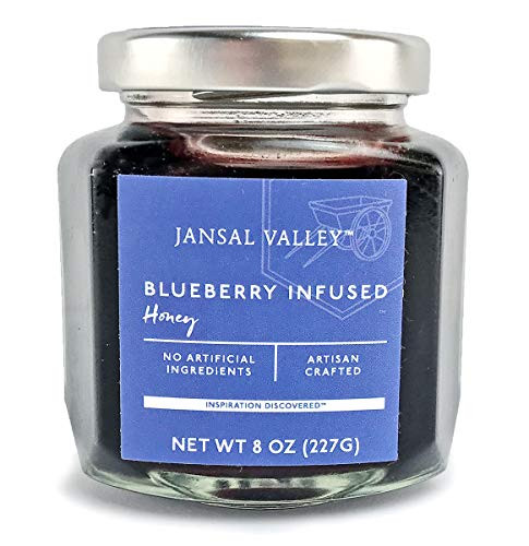 Jansal Valley Blueberry Infused Honey  8 Ounce