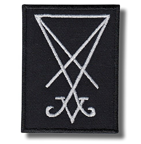 Sigil of Lucifer - embroidered patch  8 X 6 cm. by Patch shop