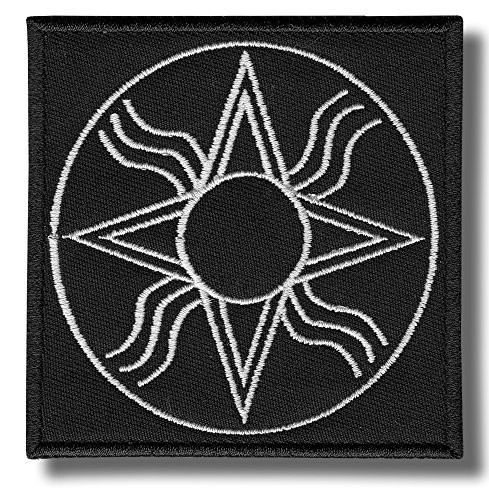 God Annunaki - Embroidered Patch  8 X 8 cm