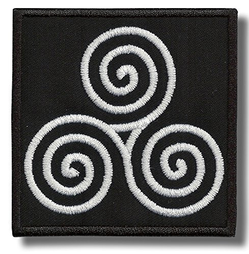 Triskelion - Embroidered Patch 8 x 8 cm