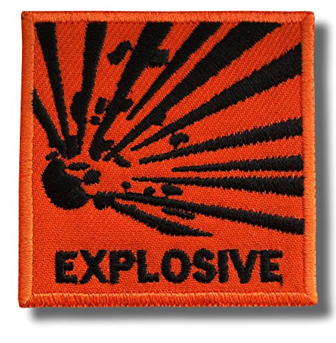 Explosive - Embroidered Patch 7 x 7 cm