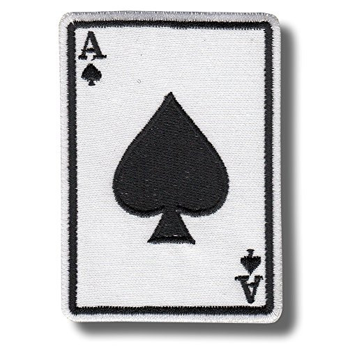 Ace of Spades - Embroidered Patch 6 x 9 cm