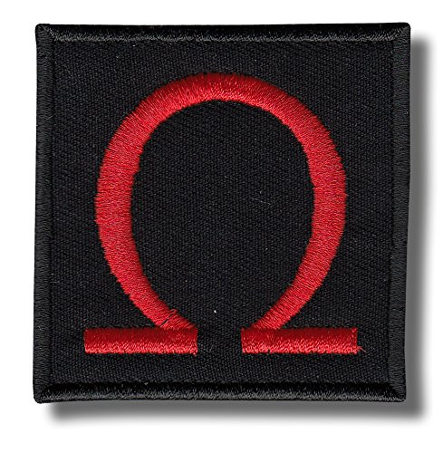 Omega - Embroidered Patch 6x6 cm