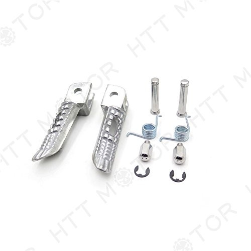XKMT-Front Foot Pegs Footrest Compatible With Suzuki Gsx-R Gsxr 600 750 1000 2000-2011 -B00YYKG4ES-