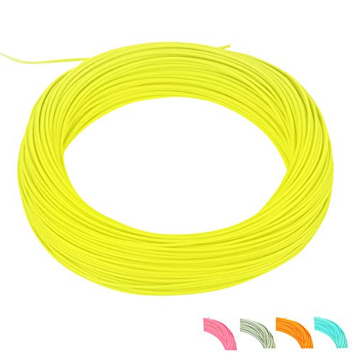 M MAXIMUMCATCH Maxcatch Weight Forward Floating Fly Line 100ft Yellow  Orange  Teal Blue  Moss Green -2F 3F 4F 5F 6F 7F 8F- -Yellow  WF4F-