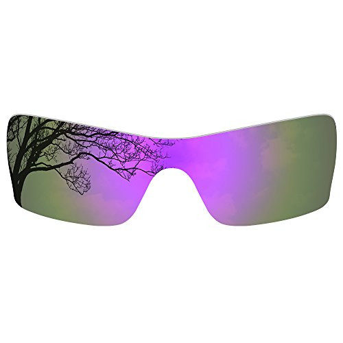 Dynamix Polarized Replacement Lenses for Oakley Batwolf OO9101 -Violet Purple  Polarized Enhanced-