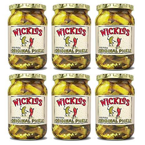 Wickles Original Pickle  16 OZ -Pack of 6-