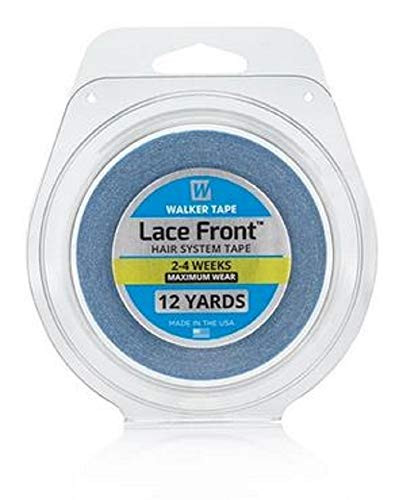 Walker Lace Front Support Tape 3 4 inchx 12 Yard Roll Men and Women Adhesive Tape