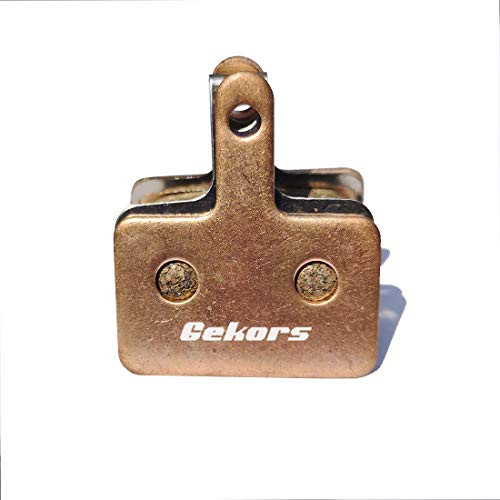 Gekors Metallic Bicycle Disc Brake Pads for Shimano Tektro TRP 1 Pair with a Spring Golden Gekors Metallic Bicycle Disc Brake Pads for Shimano Tektro TRP 1 Pair with a Spring Golden