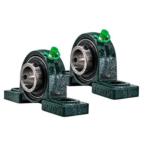 Fuerduo 2X UCP205 25mm Inside Diameter Screw Pillow Block Mounted Bearings
