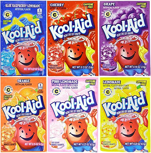 Kool-Aid Drink Mix  6 Flavors Variety Pack  48 Packets