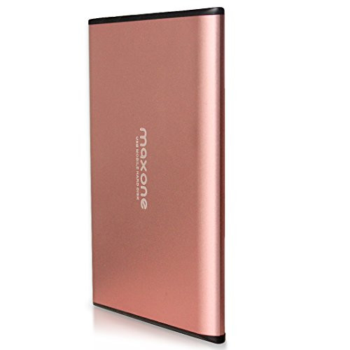 320GB Portable External Hard Drive- 2.5 Inch Ultra Slim External Hard Drives USB 3.0 for Laptop,Desktop,Xbox one,PS4,Mac,Chromebook (320GB Rose Pink)