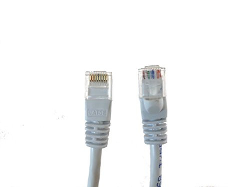 Micro Connectors  Inc. 7 feet Cat 5e UTP Molded Snagless RJ45 Networking Patch Cable -White -E07-007W -