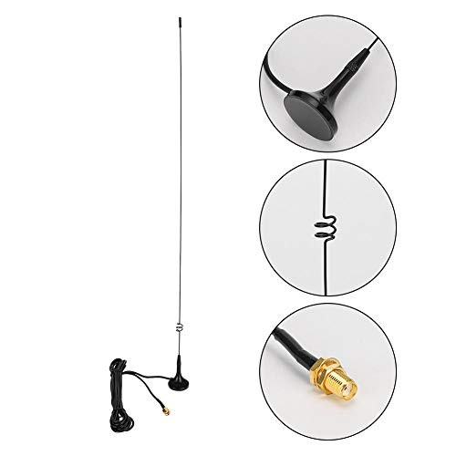 Yoidesu Vehicle-Mounted Antenna UT-108UV Dual Band VHF UHF Magnetic Antenna UT-108 SMA-Male