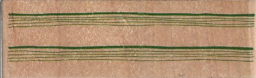 Shirt Stripe Wood Mounted Rubber Stamp -3364F-