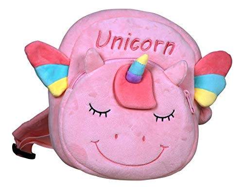 Soft Plush Huggable Backpack for Kid Toddler - Adorable Plushie Toys and Gifts -Purple Unicorn-