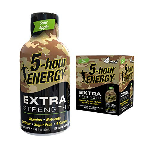 5-hour ENERGY® Shot  Extra Strength  Sour Apple  1.93 oz.