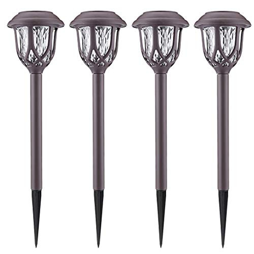 Fewear Solar Pathway Lights Outdoor 4 Pack Solar Pathway Lights Solar Powered Garden Lights Waterproof LED Solar Landscape Lights for Walkway Pathway Lawn Yard and Driveway -White- Fewear Solar Pathway Lights Outdoor 4 Pack Solar Pathway Lights Solar Powered Garden Lights Waterproof LED Solar Landscape Lights for Walkway Pathway Lawn Yard and Driveway -White-