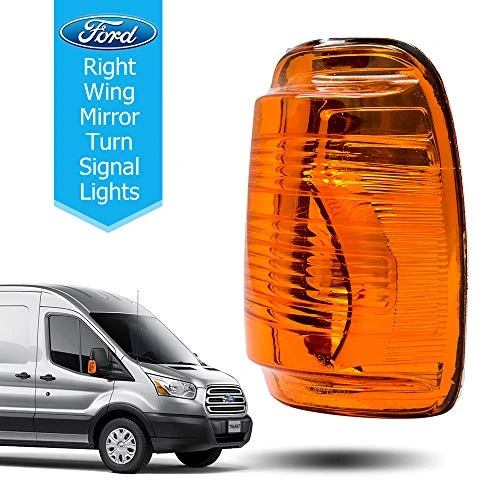 MASO Right Wing Mirror Indicator Lamp Lens Turn Signal Lights for Ford Transit MK8 2014