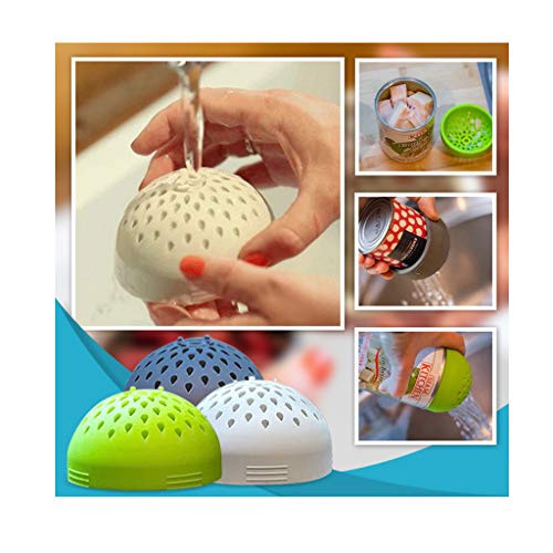 Multi-Use Mini Colander  Micro Kitchen Colander Food Mesh Colander  Portable Mini Can Drainer  for Drain Chickpeas  Kidney Beans and Tinned Fruit - Quick Draining  Strain and Contain Food -Gray-