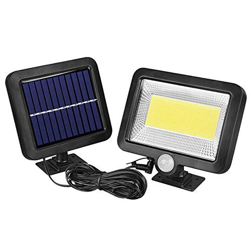 ZSGG Solar Lights Outdoor  IP65 Waterproof Solar Lamp  30W 100 LED COB Solar Powered Light Street Spotlight Garden Security Night Wall Split Solar Light