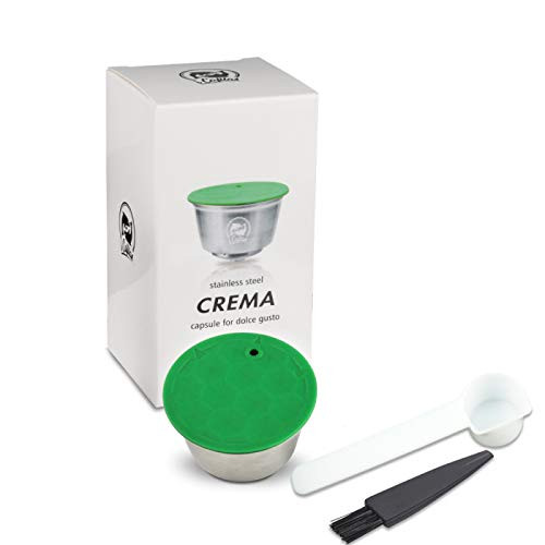 Coffee Capsules Stainless Steel Reusable Coffee Capsules Dolce Gusto Coffee Capsules Crema Refillable Coffee Pods Metal Permanent Coffee Holder Compatible for Nescafe Dolce Gusto Coffee Capsules Stainless Steel Reusable Coffee Capsules Dolce Gusto Coffee Capsules Crema Refillable Coffee Pods Metal Permanent Coffee Holder Compatible for Nescafe Dolce Gusto