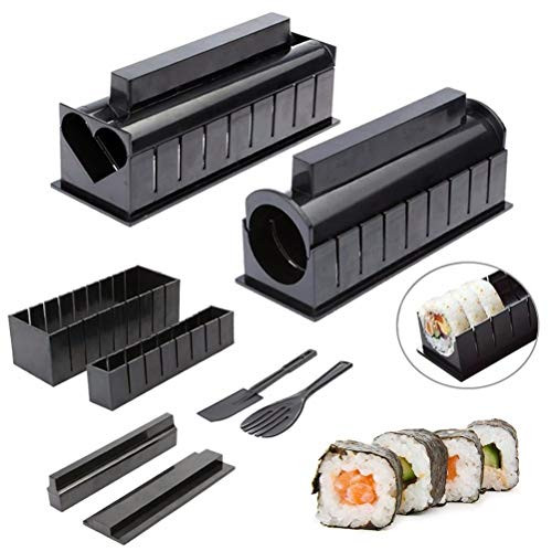Sushi Making Kit for Beginners Complete Sushi Making Kit Set 10 Pieces DIY HIPS Plastic Sushi Maker Tool for Making Rolls Sushi Rolls Sushi Making Kit for Beginners Complete Sushi Making Kit Set 10 Pieces DIY HIPS Plastic Sushi Maker Tool for Making Rolls Sushi Rolls