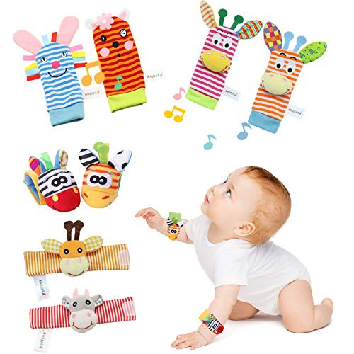 Cruet Baby Wrist Rattle Toys Infant Baby Soft Foot Finder Socks Wrists Rattles Hand Arm Rattle Ring Feet Socks for Newborn Toddler Cruet Baby Wrist Rattle Toys Infant Baby Soft Foot Finder Socks Wrists Rattles Hand Arm Rattle Ring Feet Socks for Newborn Toddler