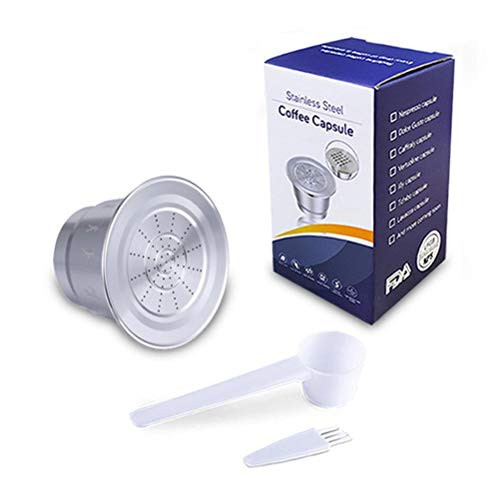 Mumaya Reusable Coffee Capsules Stainless Steel Espresso Capsules Reusable Capsule Espresso Coffee pod Stainless Steel Capsules