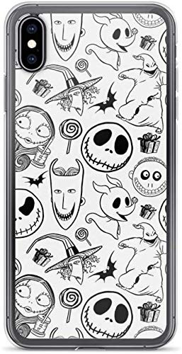 Nightmare Before Christmas Pattern Case Cover Compatible for iPhone -iPhone 11.-