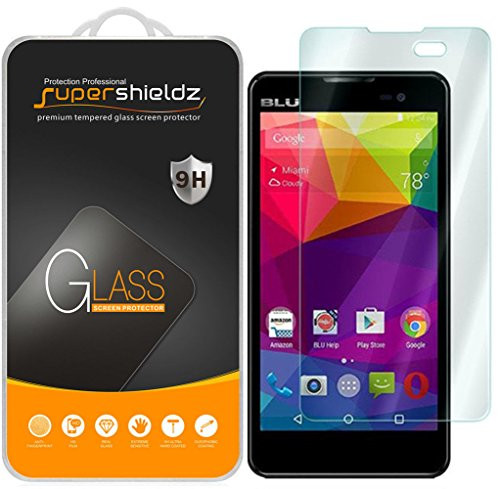 Supershieldz for BLU Advance 5.0 Tempered Glass Screen Protector  Anti Scratch  Bubble Free