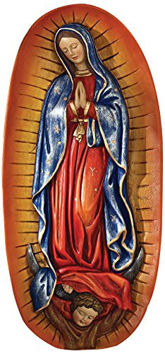 Design Toscano The Virgin of Guadalupe Religious Wall Sculpture