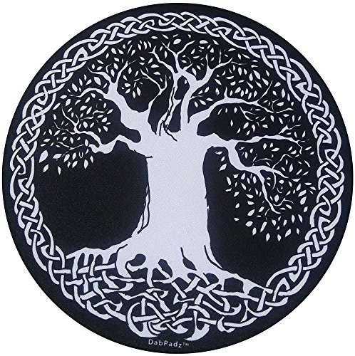 5 inch Tree of Life Round Dab Pad Rig Mat