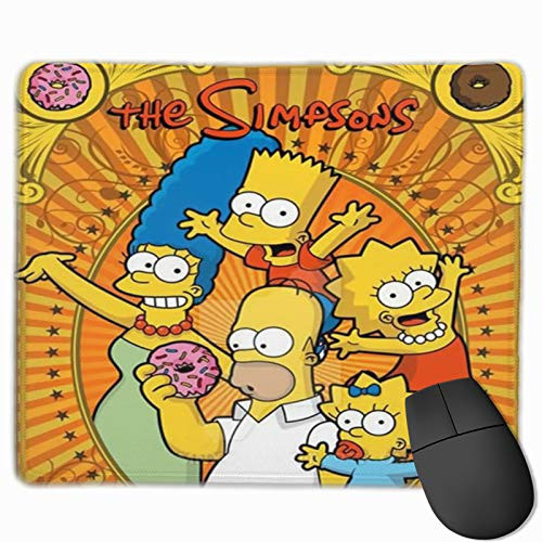 The Simp-sons Non-Slip Rubber Mousepad Gaming Mouse Pad Premium-Textured Mouse Mat Rectangle Mouse Pad for Office Computers Laptop MAC PC