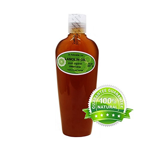 Lanolin Oil Pure USP Grade Skin LIP Moisturizing by Dr.Adorable 8 Oz