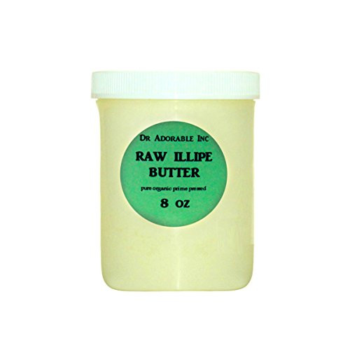 RAW Illipe Butter Organic 100 percent  Pure 8 Oz