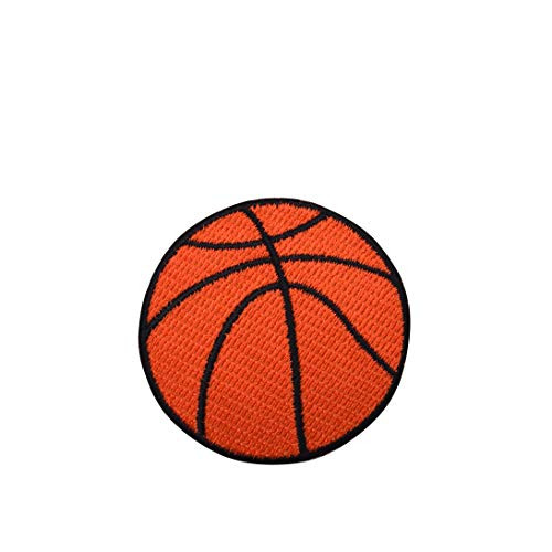 Large Basketball 2.25 inch Iron on Embroidered Applique Patch