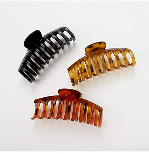 3pcs Large Hair Claw Clip for Women Hair Clamps Hair claws Clips Simple Non Slip Claw Hairpin Plastic Jaw Clips Hair Accessories for Girls and Women for Thick Hair 3pcs Large Hair Claw Clip for Women Hair Clamps Hair claws Clips Simple Non Slip Claw Hairpin Plastic Jaw Clips Hair Accessories for Girls and Women for Thick Hair