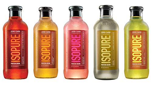 Nature s Best Isopure Protein Drink  100 percent  Whey Protein Isolate 40g Protein  Zero Carb Ready-to-Drink 5 Flavor Variety Pack -Fun Flavors  5 Count-