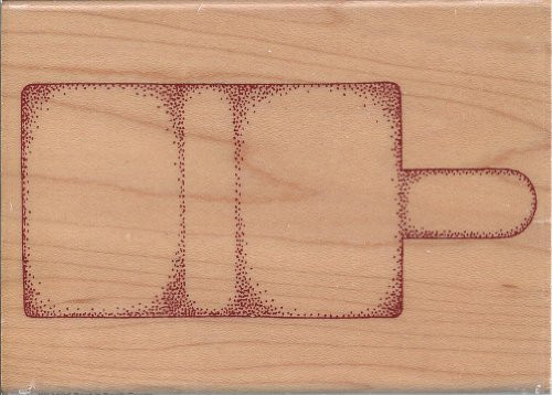 Post It Book Cover Wood Mounted Rubber Stamp -KK2606-