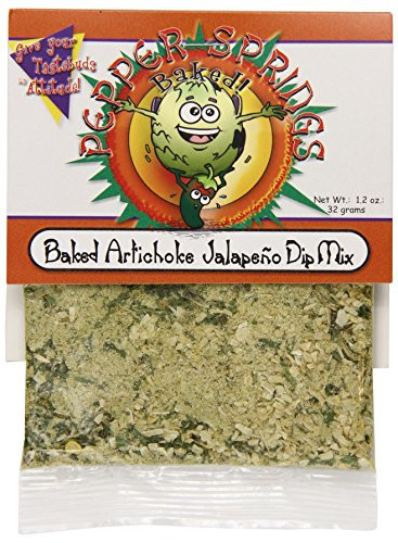 Pepper Springs Baked Artichoke Jalapeno Dip Mix  1.0 Ounce