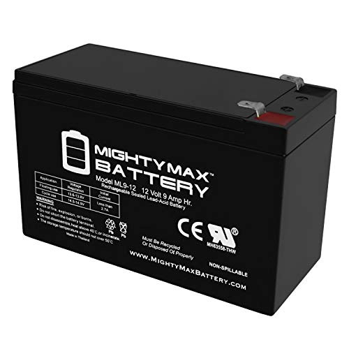 Mighty Max Battery 12V 9Ah Battery Replacement for Vision CP1272  CP1290 Brand Product