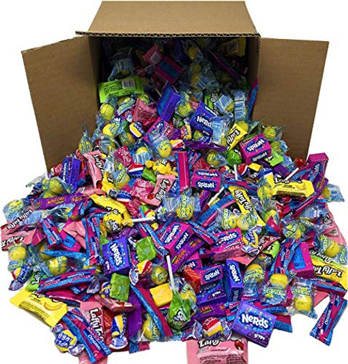 Bulk Candy Variety Pack Assorted Individually Wrapped Big Box Of Candy Includes Super Bubble Bottlecaps Laffy Taffy Lemonhead Mini Pops Sweetarts Nerds Now and Later 10 Pounds Bulk Candy Variety Pack Assorted Individually Wrapped Big Box Of Candy Includes Super Bubble Bottlecaps Laffy Taffy Lemonhead Mini Pops Sweetarts Nerds Now and Later 10 Pounds