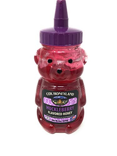 Cox Honeyland  Honey Bear Huckleberry  8 Ounce