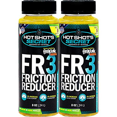 Hot Shot s Secret 2 Pack - FR3 Friction Reducer - 8 oz Treats 10 Quarts of Oil