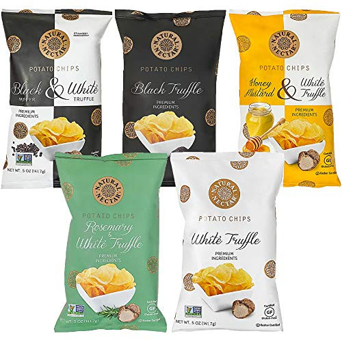 Natural Nectar Potato Chips Variety Pack 5 Oz -5 Pack-